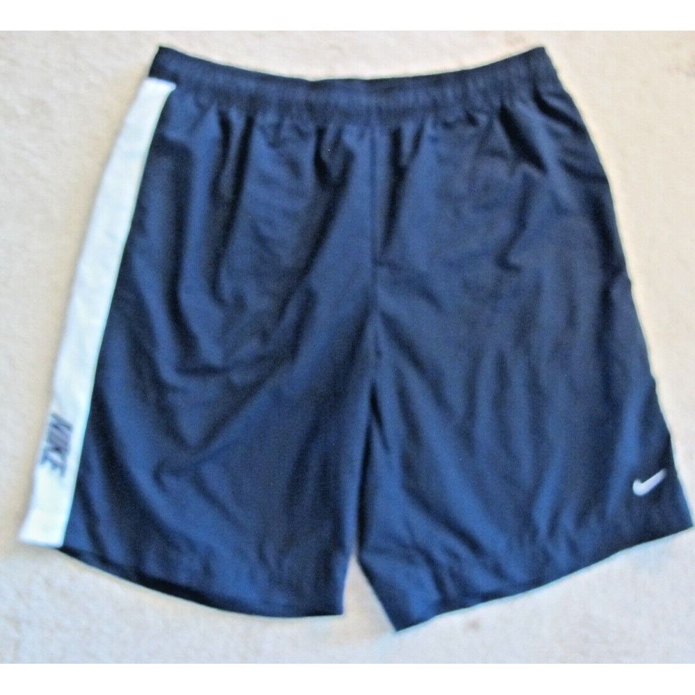 Men's XXL Vintage‎ Nike Drawstring Navy Blue Lined Swimsuit / Board Shorts